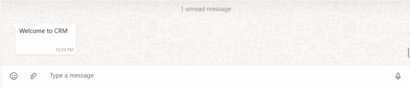 Received WhatsApp Message