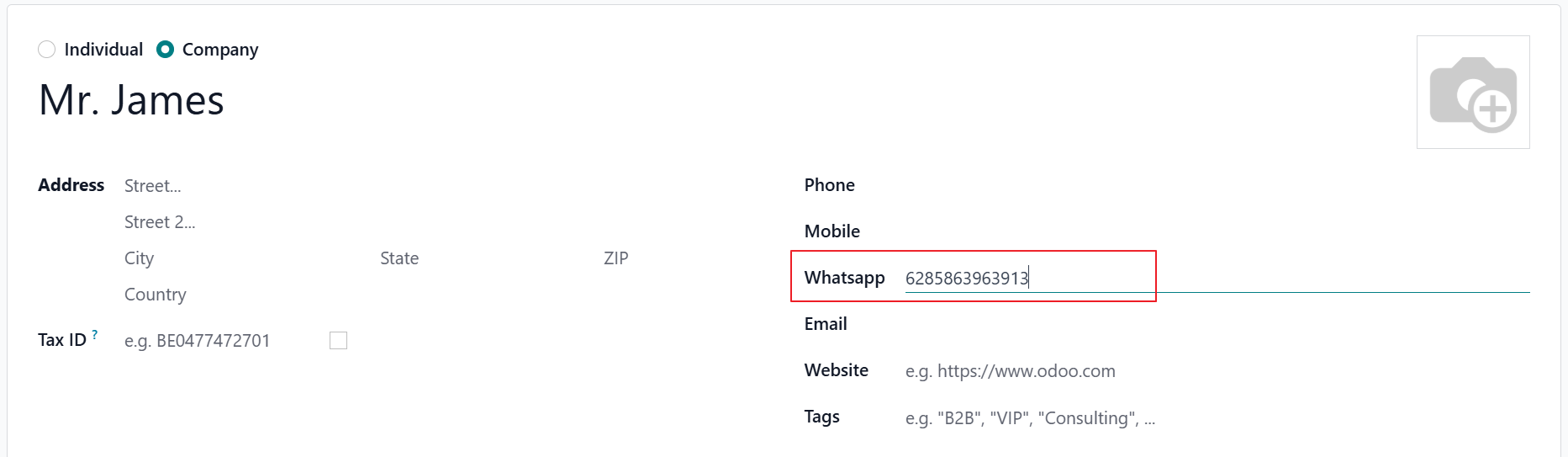WhatsApp Number
