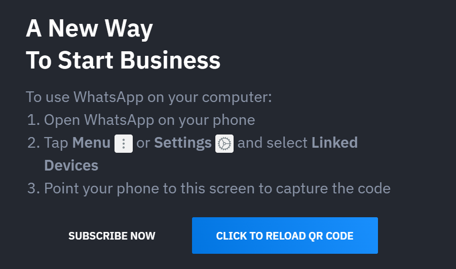 QR Code Scan Page