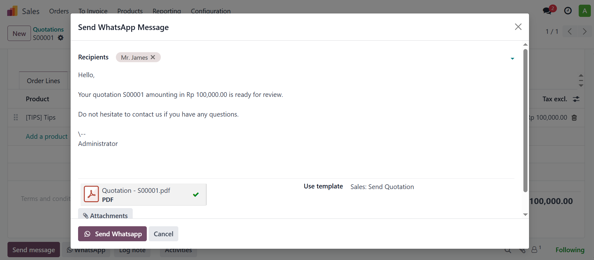 Message Preview